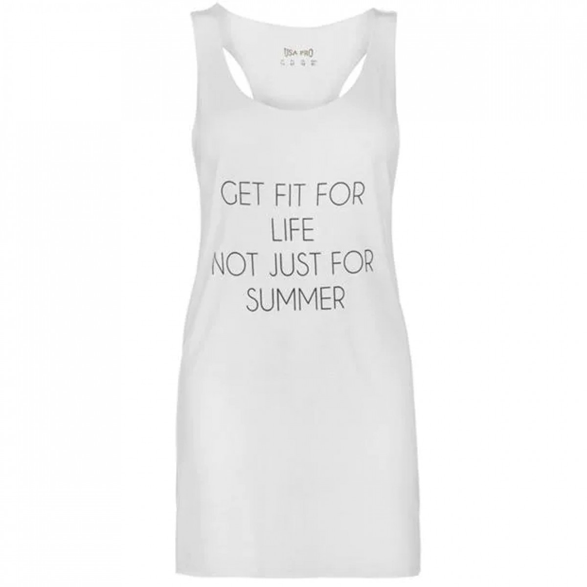 

Майка USA Pro Slogan Print Vest White Fit Life,  (40, Майка USA Pro Slogan Print Vest White Fit Life, XXS (40)