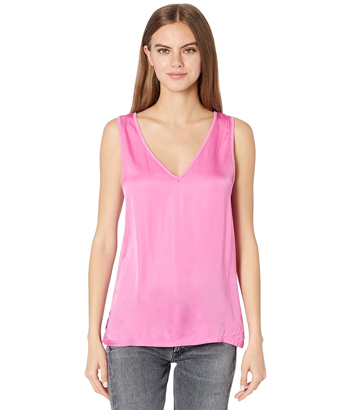 

Майка Michael Stars Candace V-Neck Mixed Media Satin & Jersey Tank Fandango,  (46, Майка Michael Stars Candace V-Neck Mixed Media Satin & Jersey Tank Fandango, M (46)