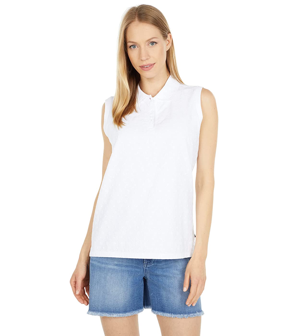 

Поло Tommy Hilfiger Sleeveless Lace Polo Bright White,  (46, Поло Tommy Hilfiger Sleeveless Lace Polo Bright White, M (46)
