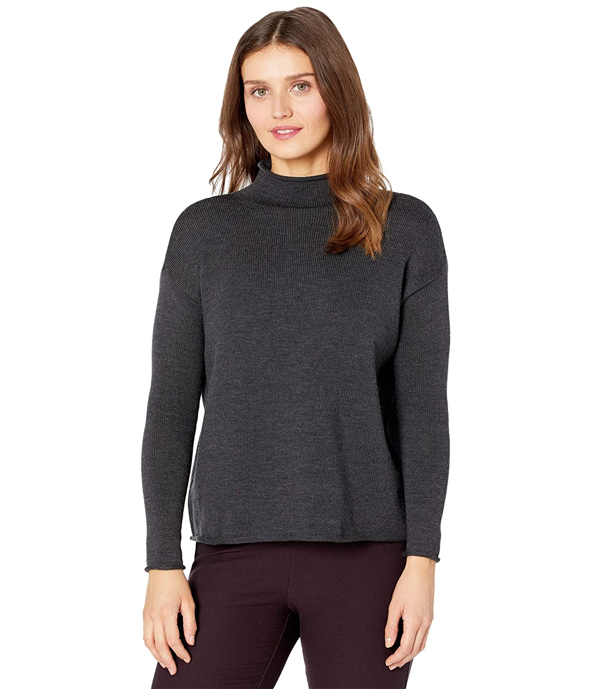 

Свитер Eileen Fisher Petite Funnel Neck Boy Top Charcoal,  (44, Свитер Eileen Fisher Petite Funnel Neck Boy Top Charcoal, S (44)