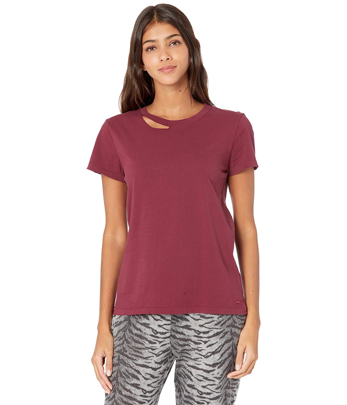 

Футболка n:philanthropy Harlow BFF Tee with Deconstructed Neckline Bordeaux,  (42, Футболка n:philanthropy Harlow BFF Tee with Deconstructed Neckline Bordeaux, XS (42)
