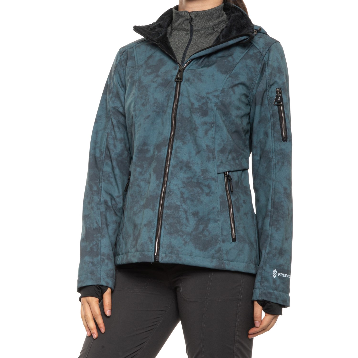 

Куртка Free Country Aeris Super Softshell Basil Tie Dye, S (44)