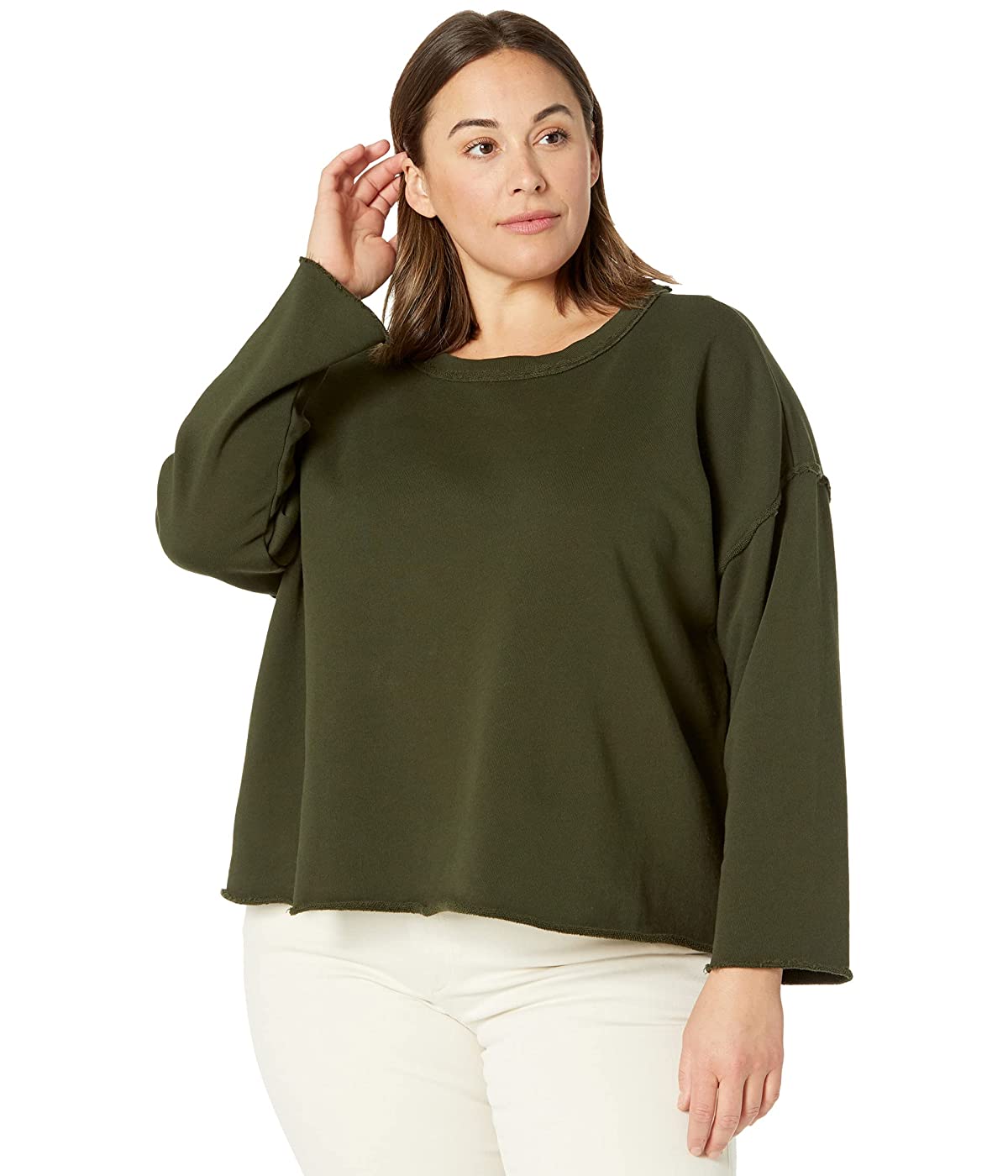 

Лонгслив Eileen Fisher Long Sleeve Crew Neck Box Top in Organic Cotton French Terry Seaweed,  (48, Лонгслив Eileen Fisher Long Sleeve Crew Neck Box Top in Organic Cotton French Terry Seaweed, L (48)