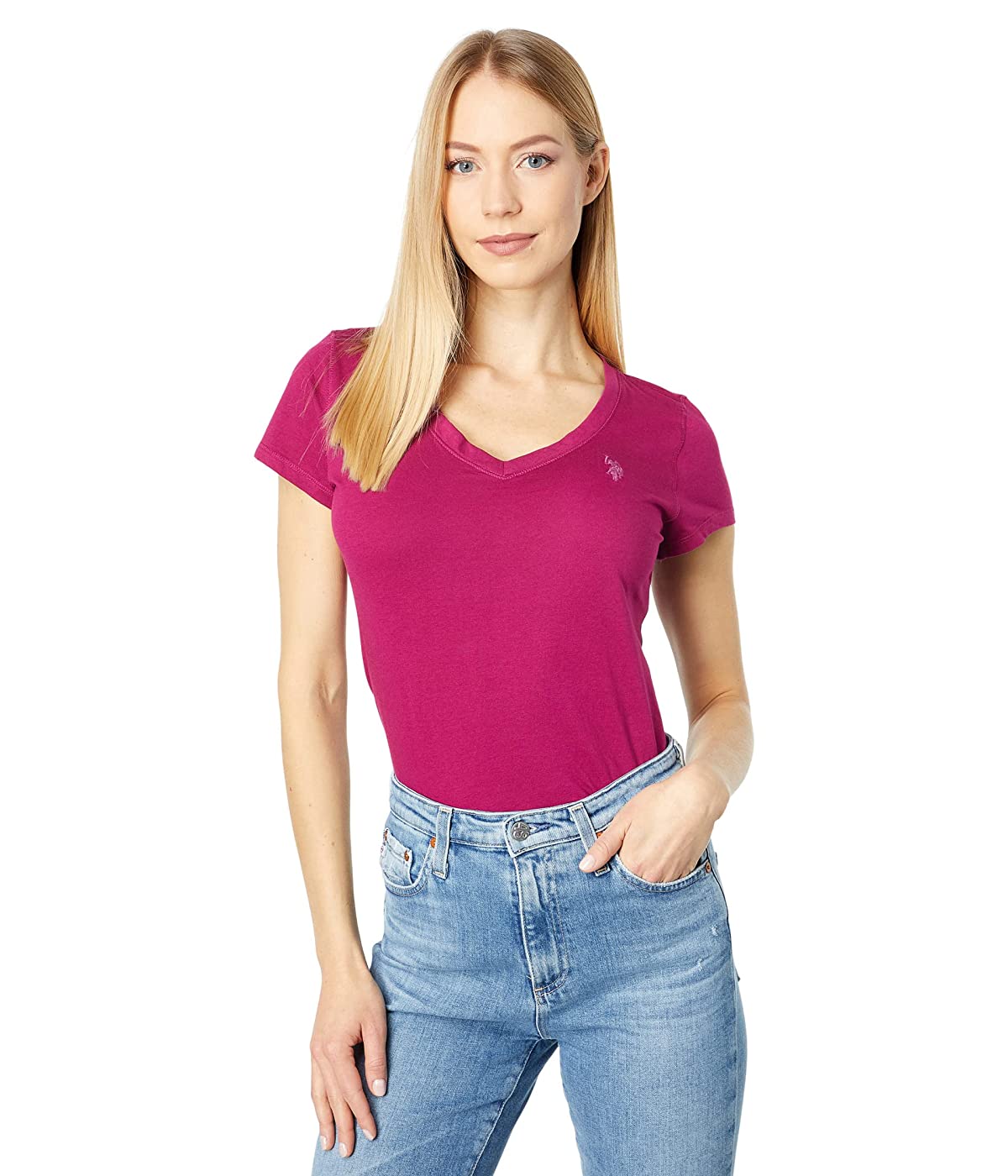 

Футболка U.S. POLO Iconic V-Neck Tee Petal Ink,  (50, Футболка U.S. POLO Iconic V-Neck Tee Petal Ink, XL (50)