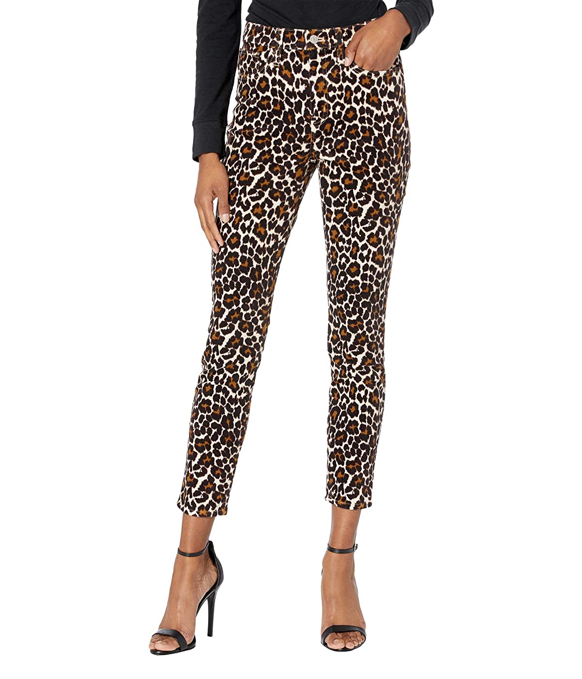 

Леггинсы J.Crew 10" Toothpick in Leopard Cord Ivory/Brown, 28W 32L