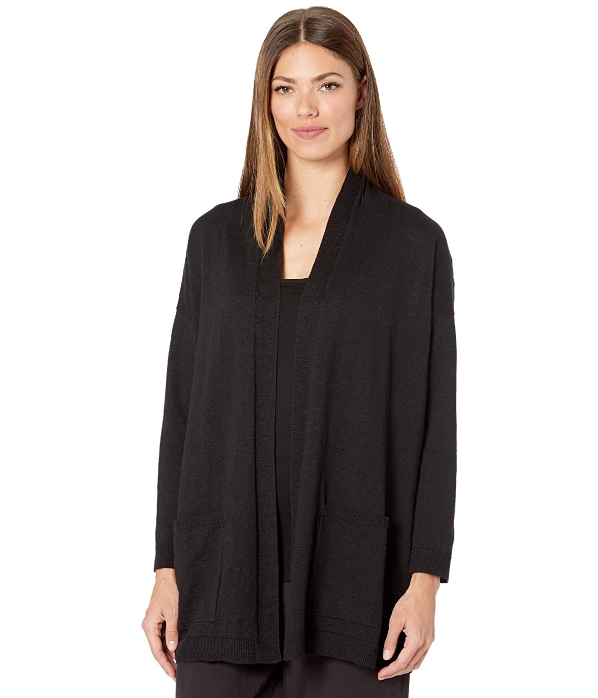 

Кардиган Eileen Fisher Organic Cotton Linen Slub High Collar Black,  (42, Кардиган Eileen Fisher Organic Cotton Linen Slub High Collar Black, XS (42)