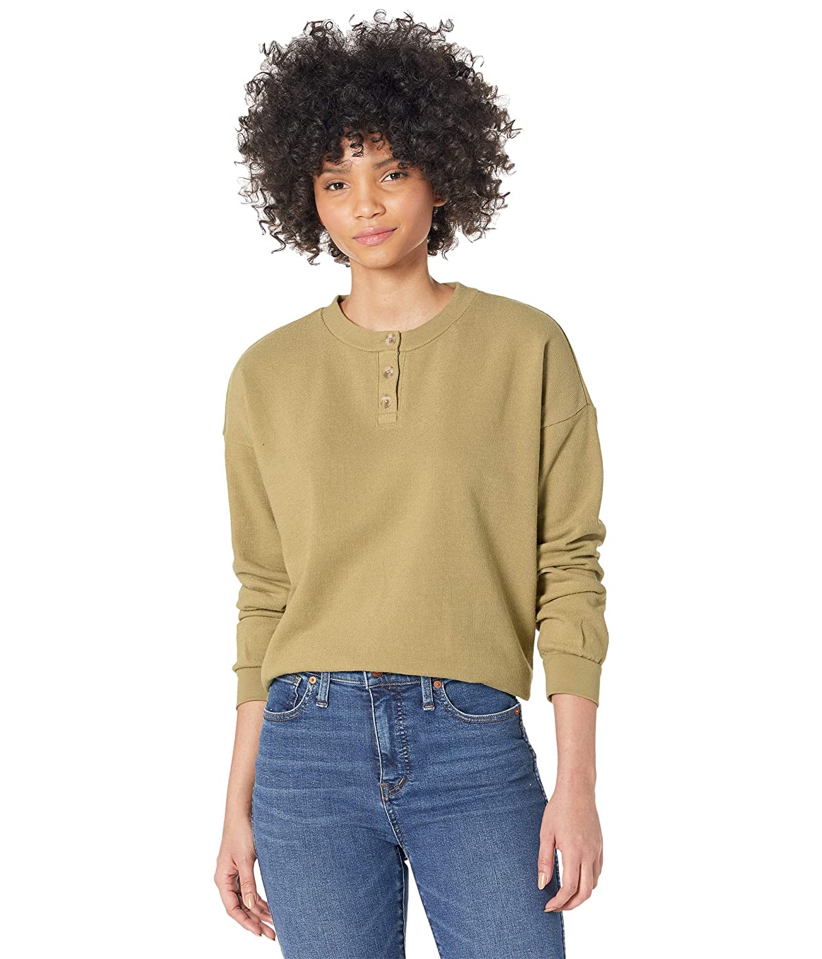 

Лонгслив Madewell Roster Henley Tee Muted Olive,  (46, Лонгслив Madewell Roster Henley Tee Muted Olive, M (46)