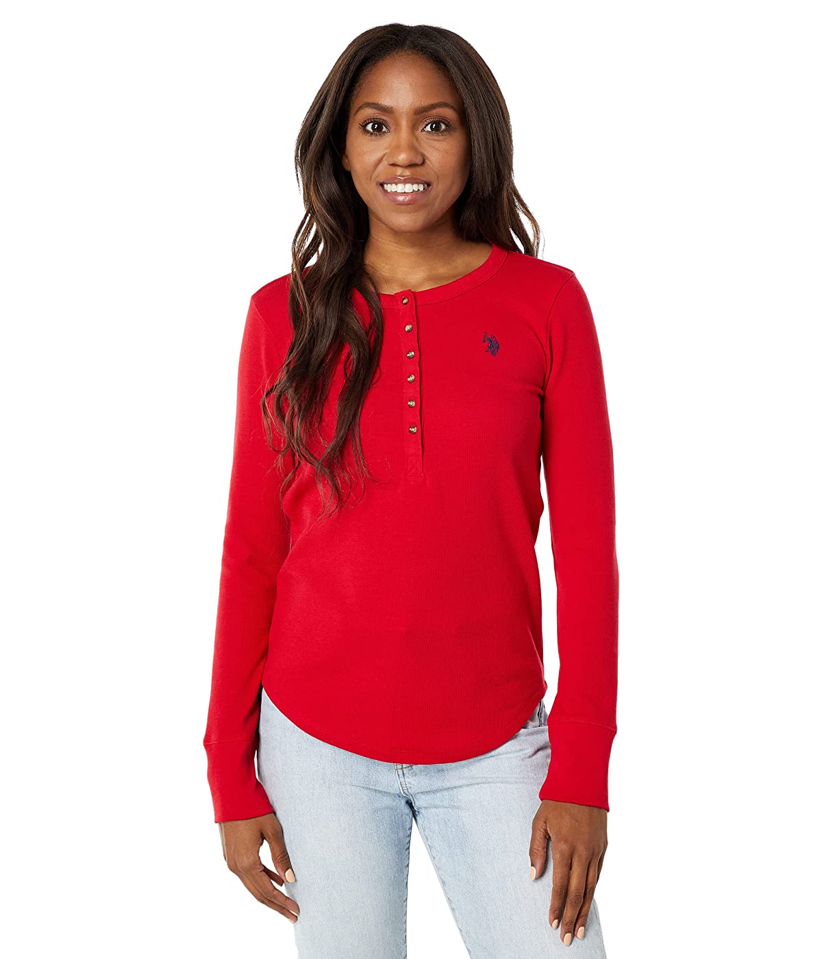 

Лонгслив U.S. POLO Long Sleeve Thermal Henley Top Engine Red,  (50, Лонгслив U.S. POLO Long Sleeve Thermal Henley Top Engine Red, XL (50)
