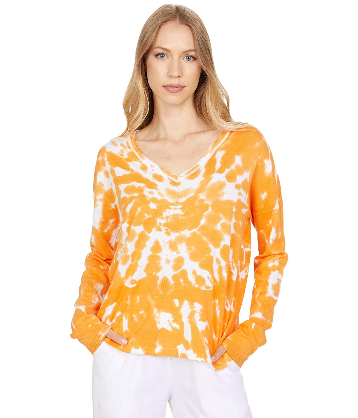 

Лонгслив Elliott Lauren Bohemian Tie-Dyed V-Neck Sweater Orange,  (42, Лонгслив Elliott Lauren Bohemian Tie-Dyed V-Neck Sweater Orange, XS (42)