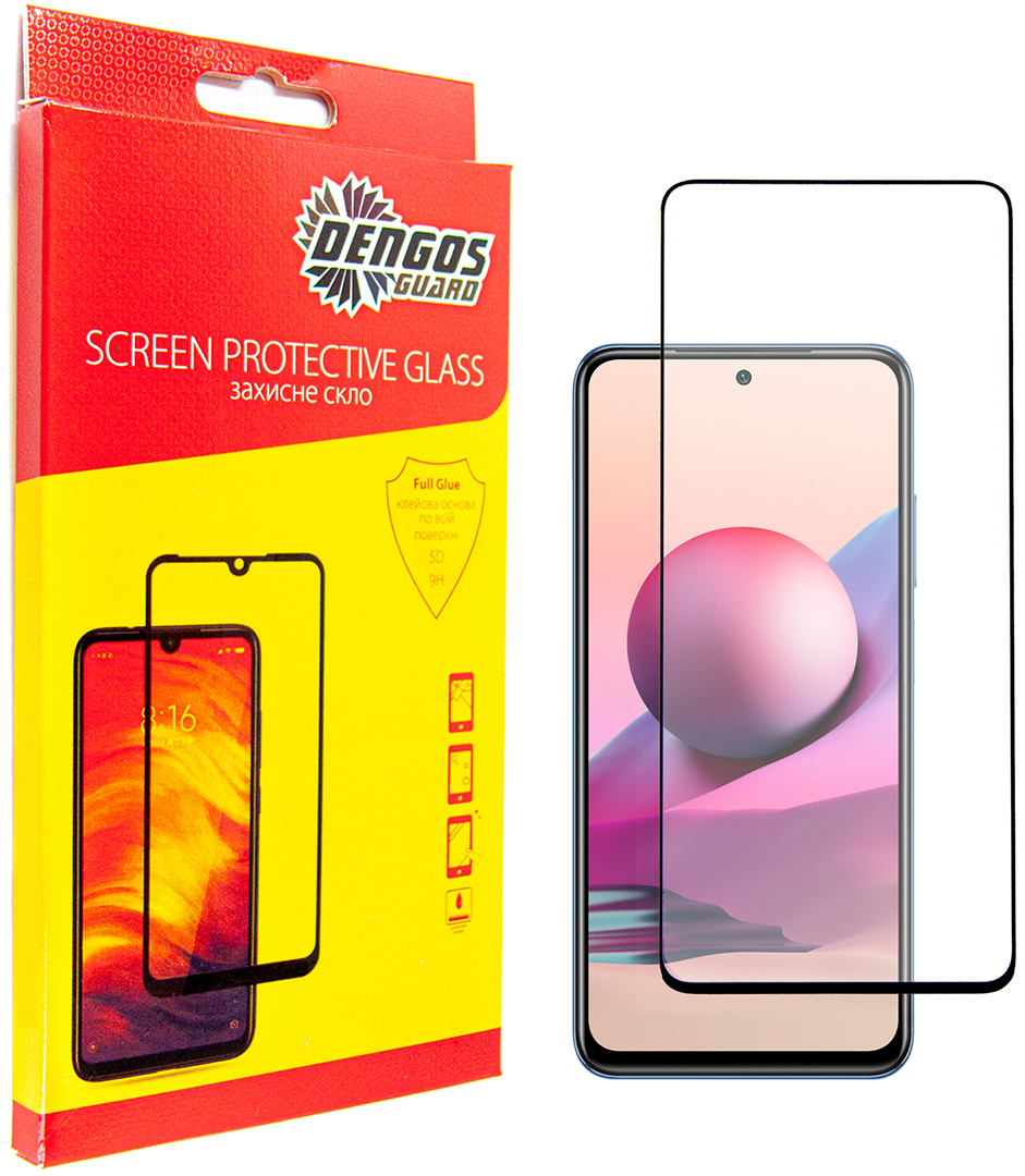

Защитное стекло DENGOS для Xiaomi Redmi Note 10 Black (TGFG-170)