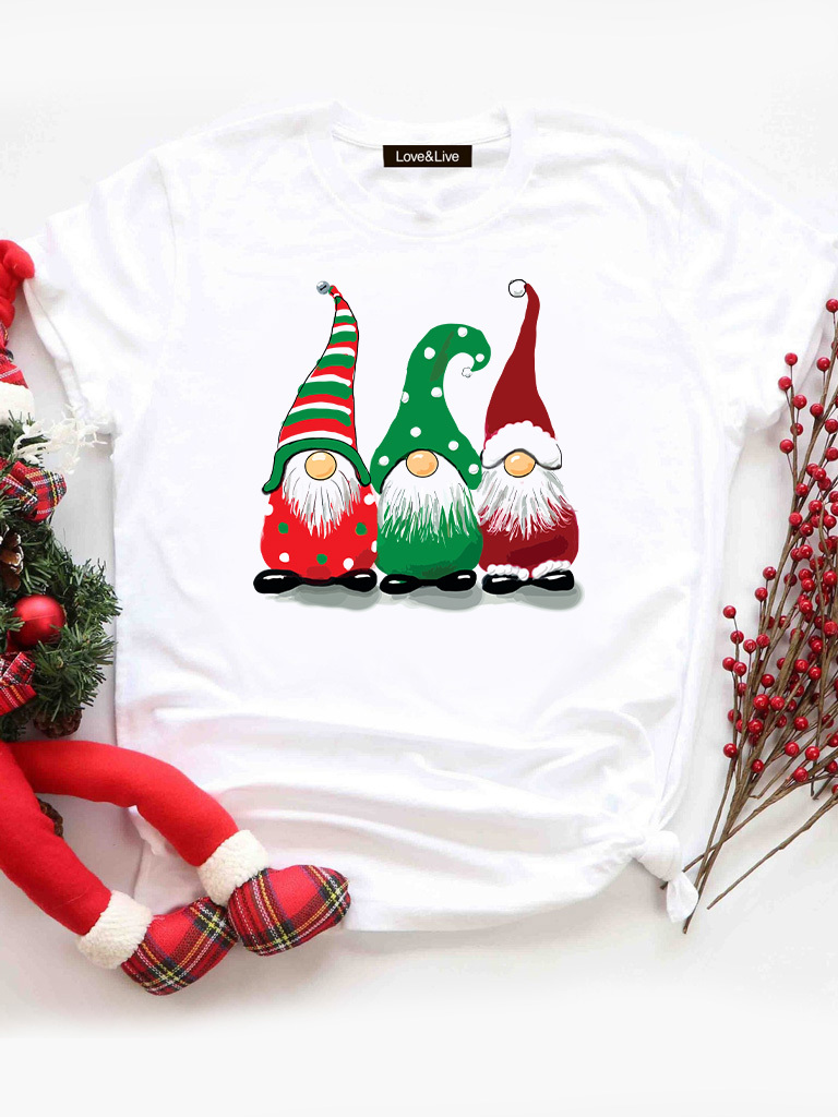 

Футболка Love&Live Christmas gnomes LLP01326 XXL Белая