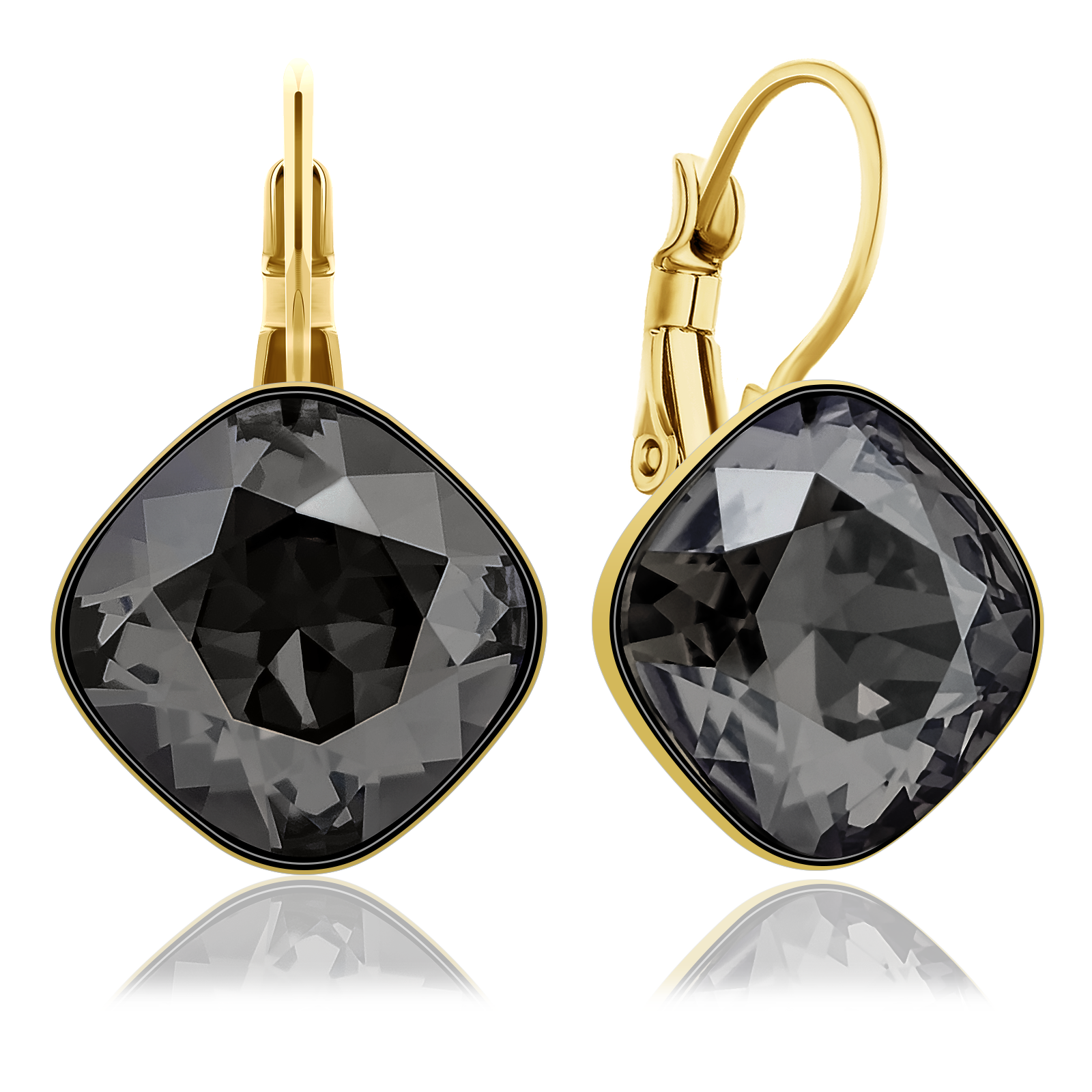 

Серьги KOBI IVONN 14*14 мм со Swarovski модели 7740-1208-25