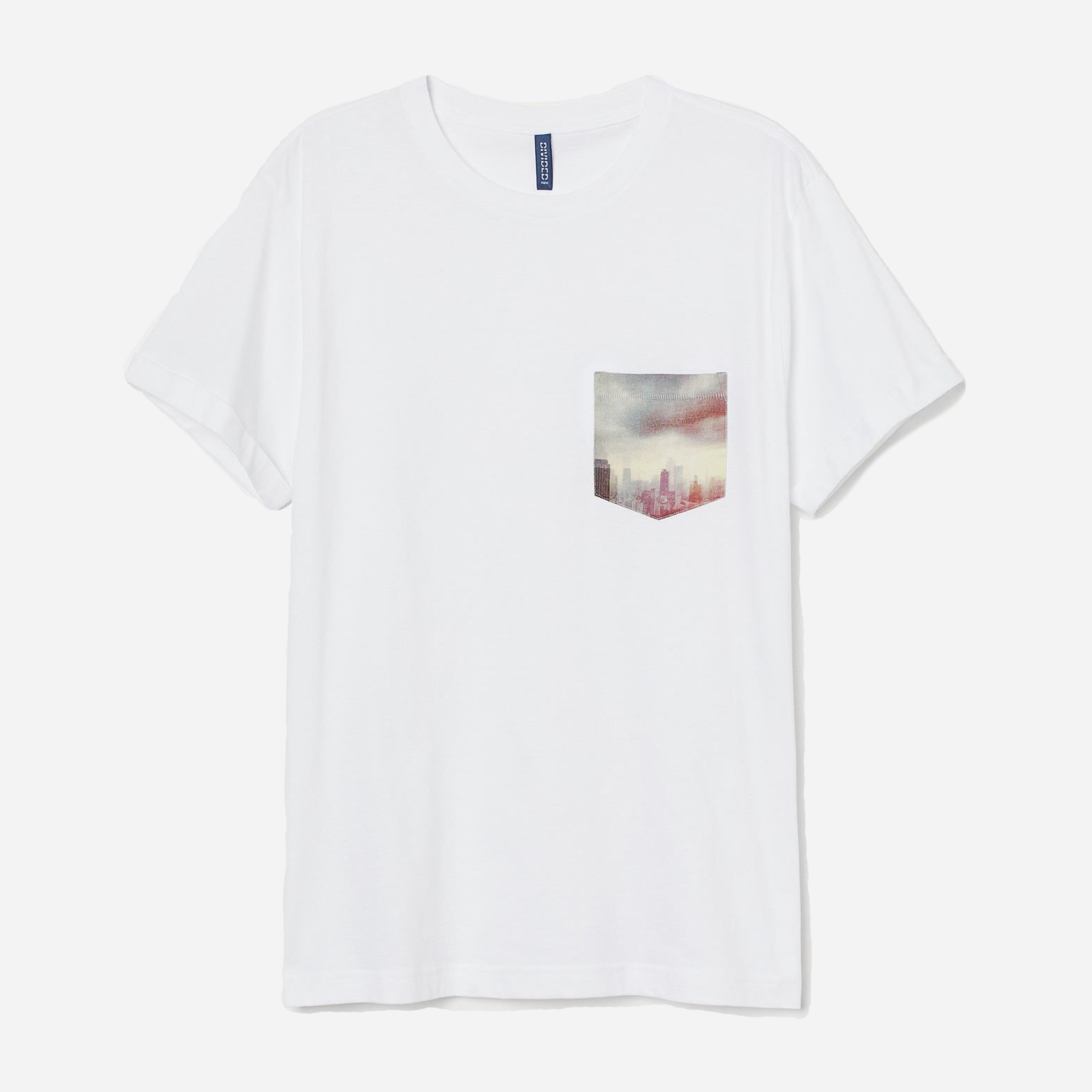 

Футболка H&M 6717771abr  Белая, Футболка H&M 6717771abr L Белая