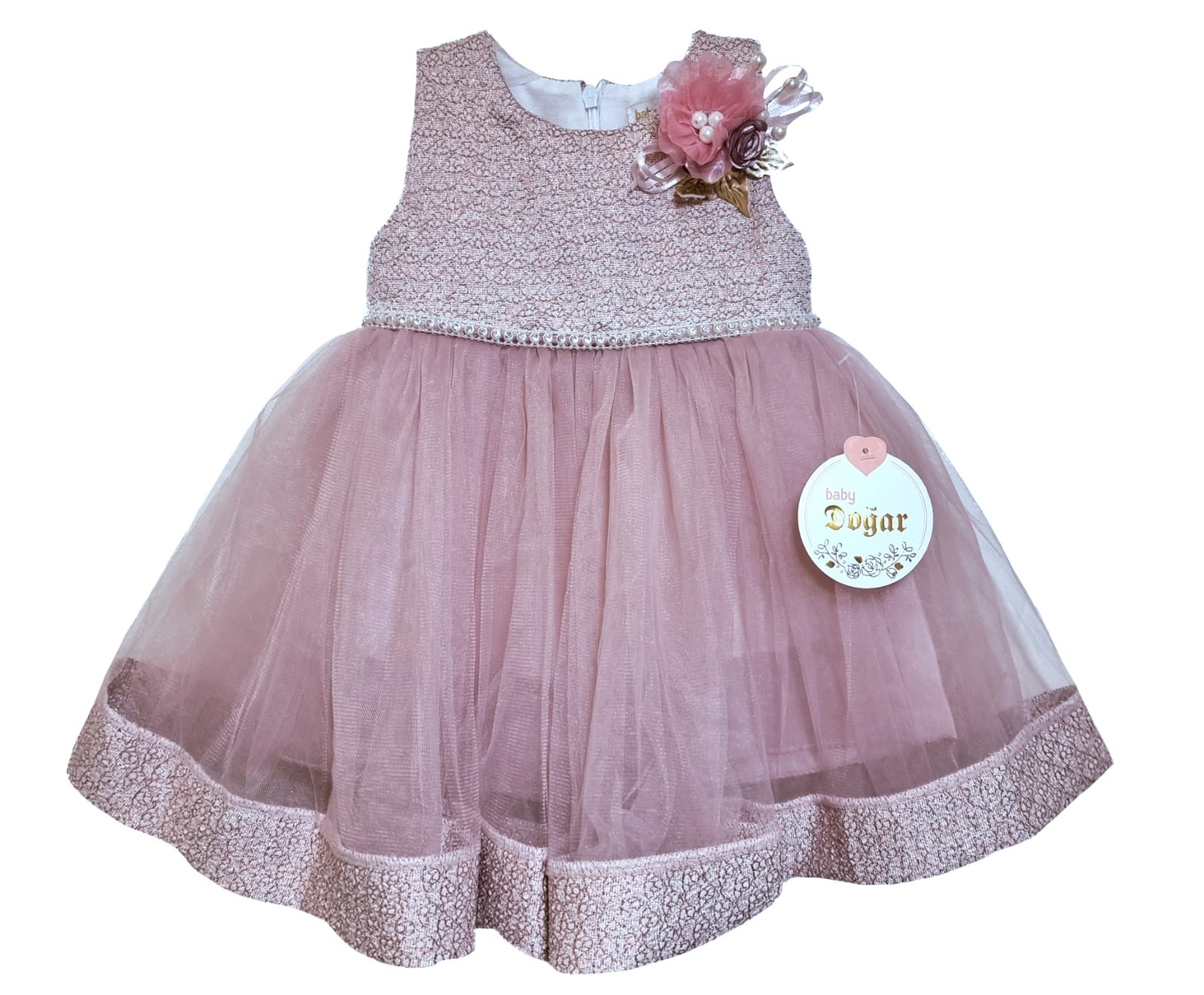 

Платье для девочки нарядное Dogar baby 59798-8 р. 74 см Розовый
