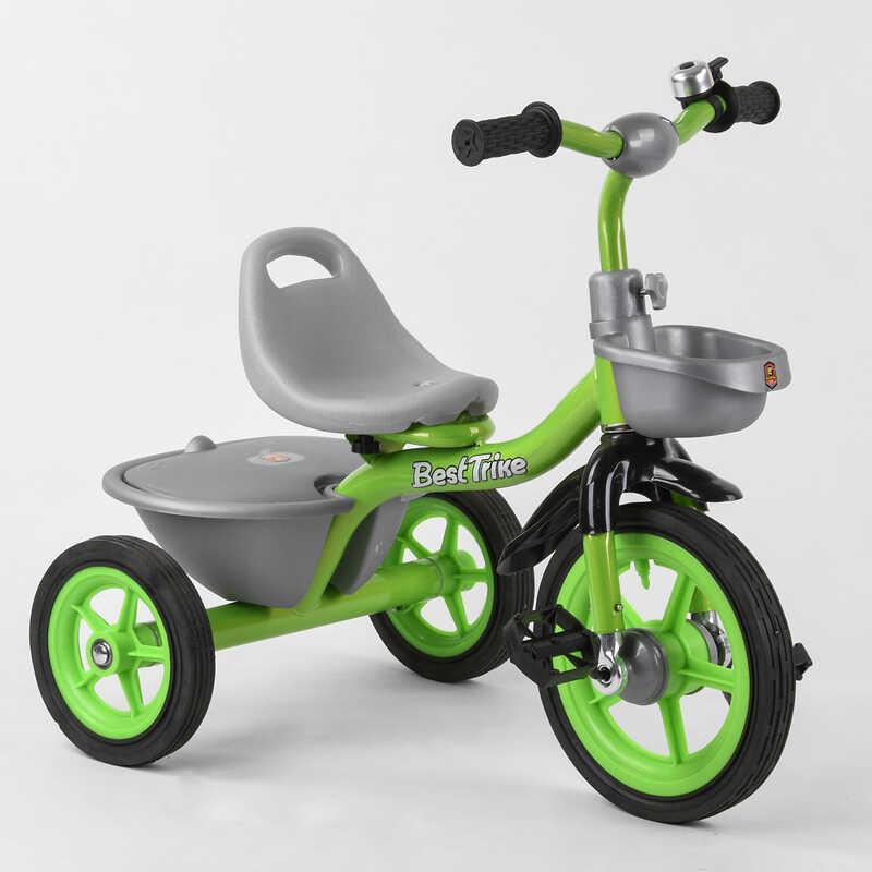 

Велосипед трехколёсный BS-3615 Best Trike резиновые колеса Зеленый