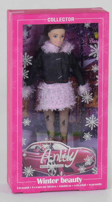 

Кукла Anlily из серии Winter beauty в коробке, В черной шубке