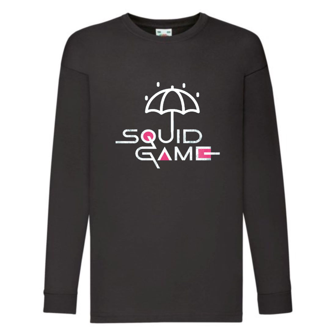 

Лонгслив реглан Игра в Кальмара 0022 (Squid game) черный (SQD-0022 blc) 164 см