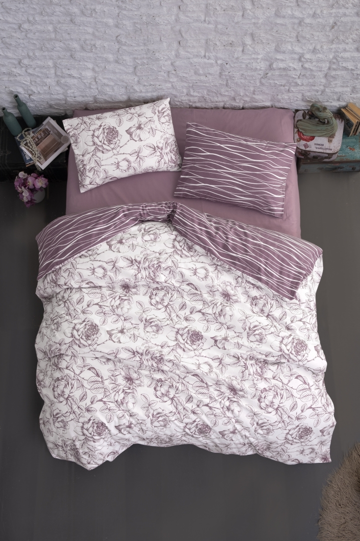 

Комплект постільної білизни First Choice 200x220 Rozen Powder пудровий