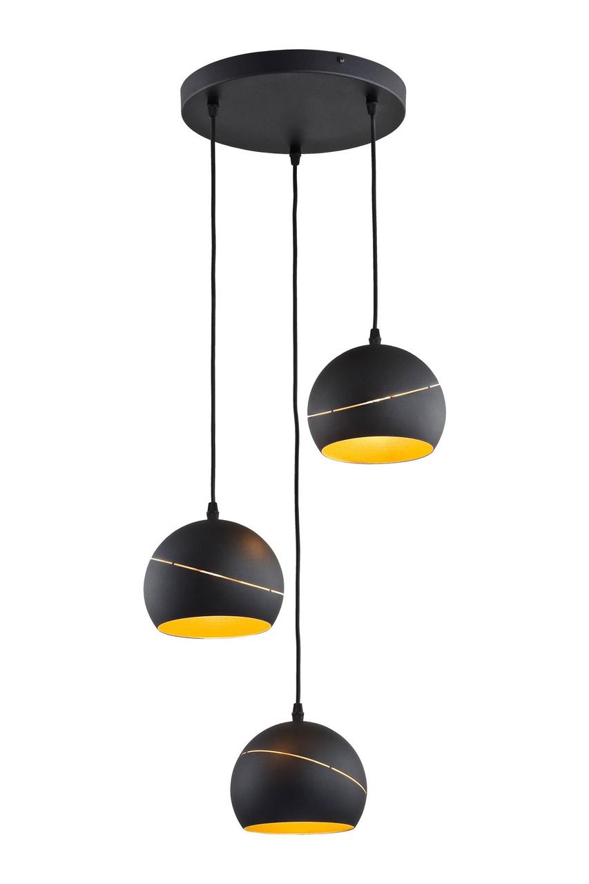 

Подвес TK-LIGHTING YODA BLACK ORBIT 3PL O-130 3xE27 max 60W