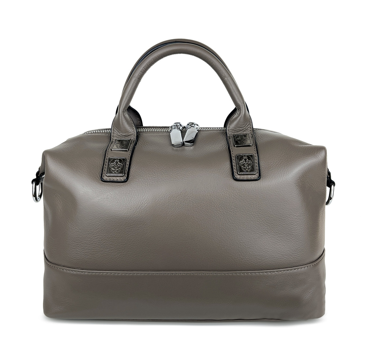 

Женская серая сумочка из натуральной кожи Fashion 9199