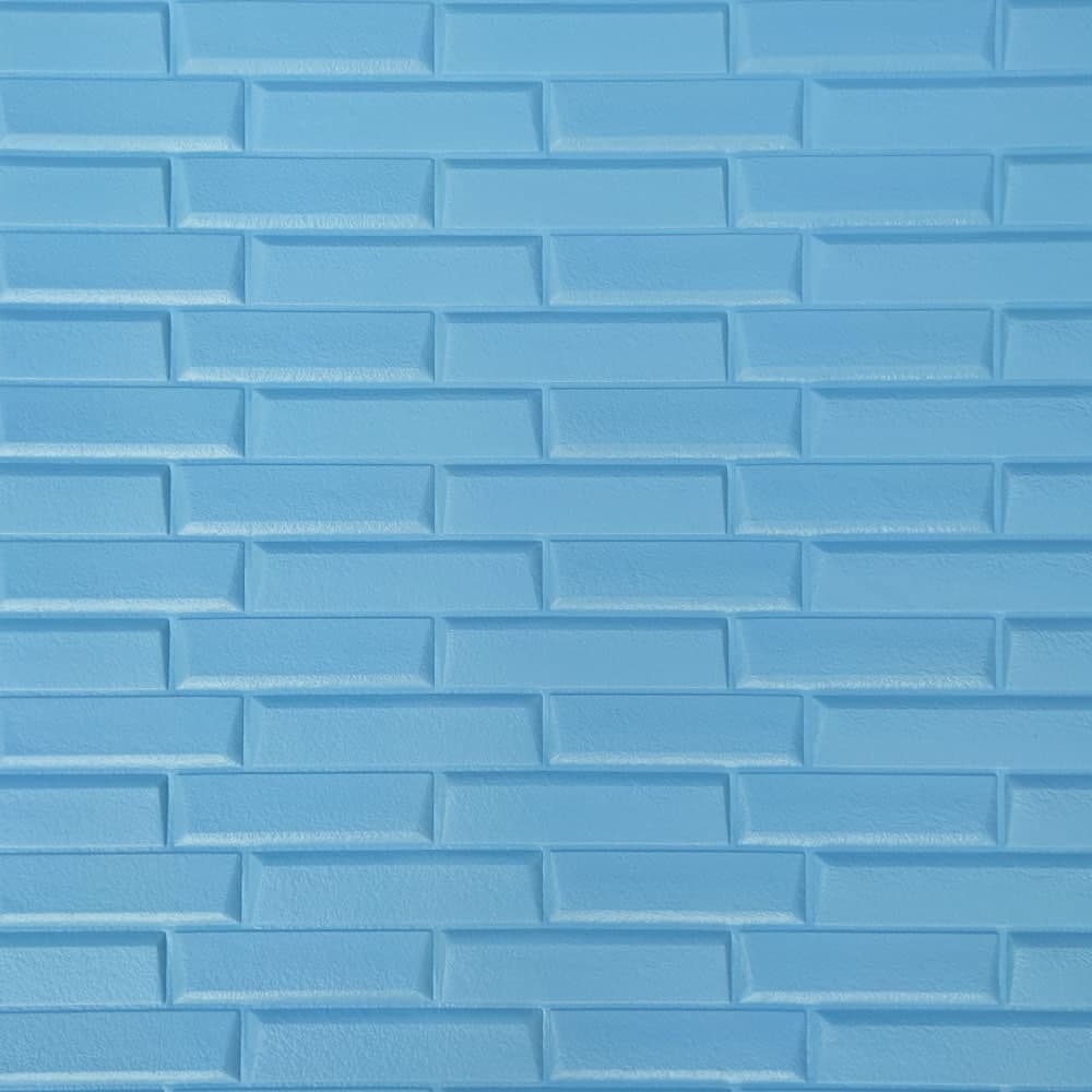 

Комплект панелей 3D Wapstick 5 шт Oblique Bricks 700х770х7мм (Облицовый кирпич) Light Blue (OBL036)