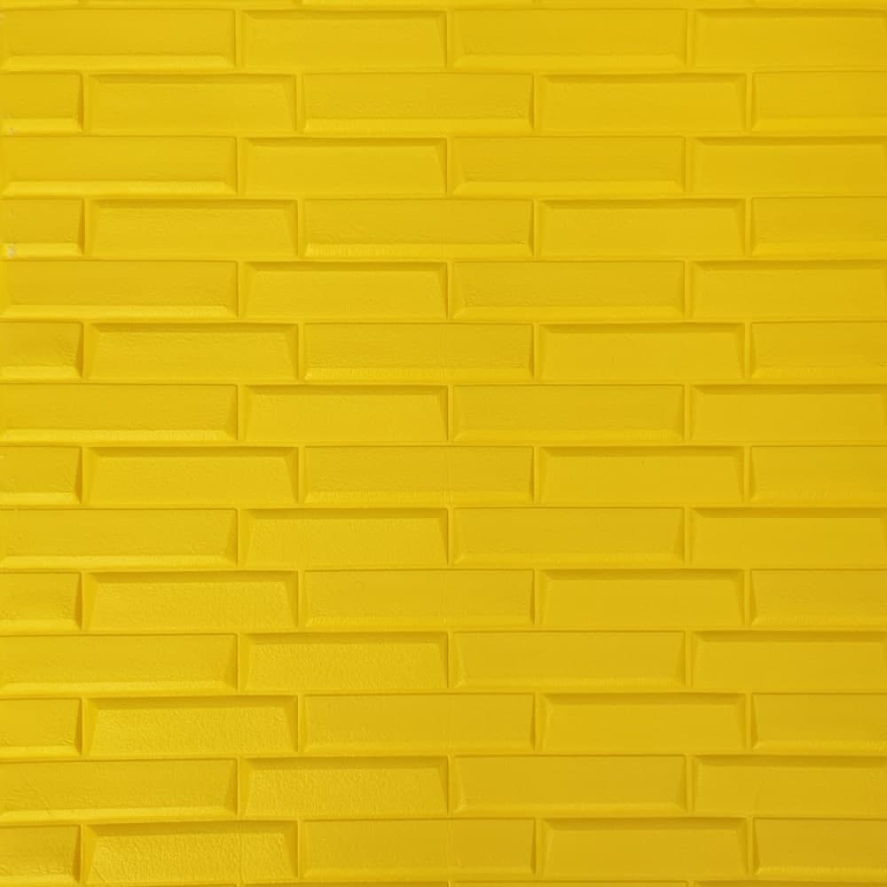 

Комплект панелей 3D Wapstick 5 шт Oblique Bricks 700х770х7мм (Облицовый кирпич) Yellow (OBY037)