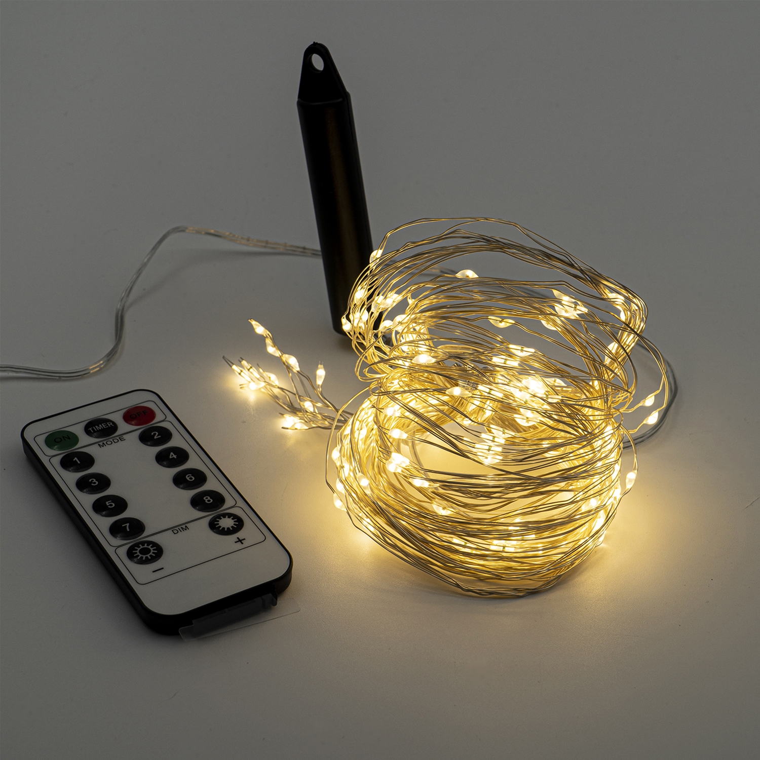 

Светодиодная гирлянда Altalusse INL-2108U-200 200LED 2 м х 10 шт 8 режимов USB с пультом ДУ Теплый (INL-2108U-200 Warm)