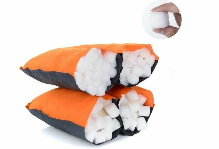 

Подушка самонадувна Naturehike Sponge automatic NH17A001-L, помаранчевий
