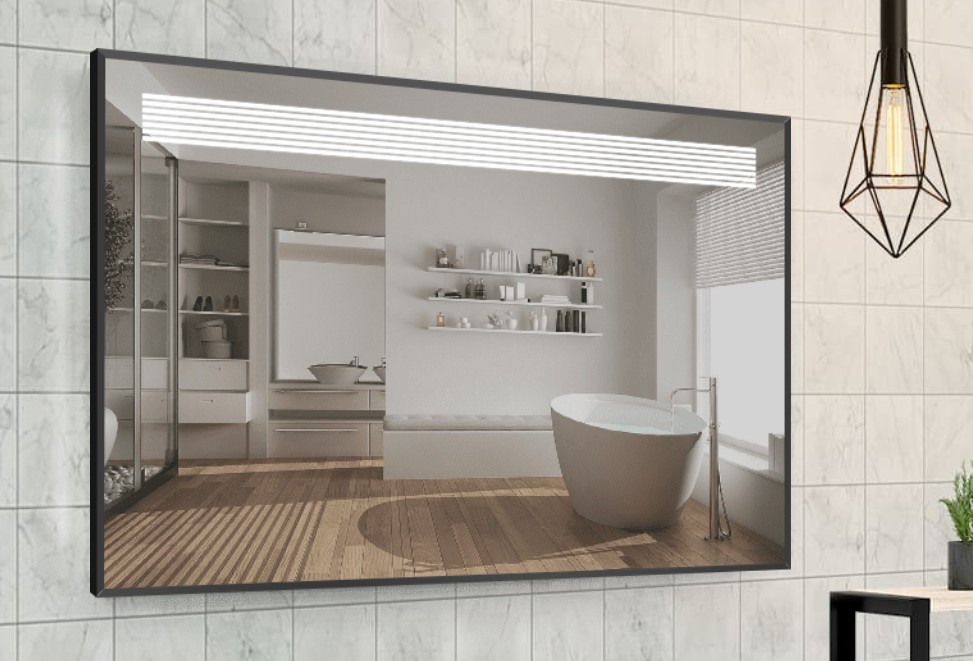 

Зеркало в алюминиевой раме c LED подсветкой Smart Mirror сенсорное Cremona-R 80 x 80 см