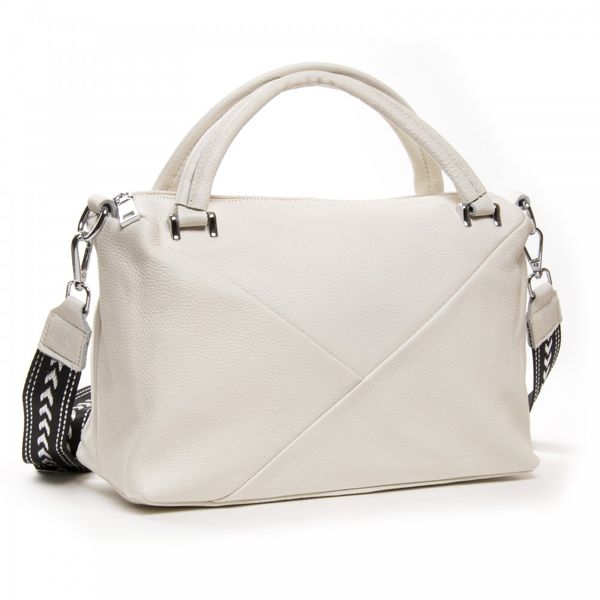 

Женская кожаная сумка классическая ALEX RAI 01-12 24-83104-9 beige