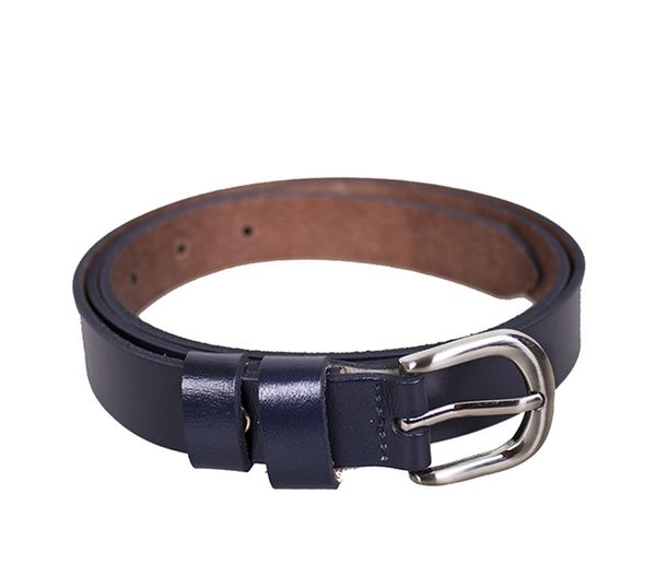 

Женский ремень с натуральной кожи D-Belts S0012 темно-синий (110 см х 2.5 см)