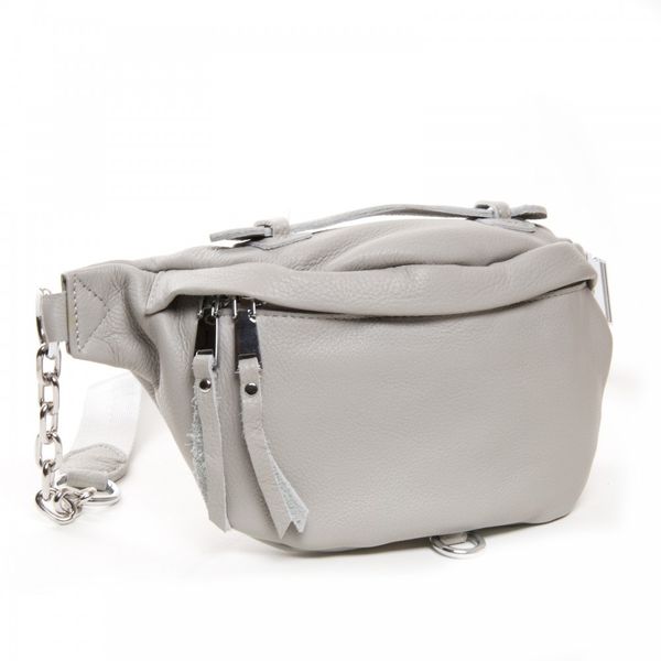 

Женская кожаная сумка классическая ALEX RAI 01-12 22-83101-9 grey