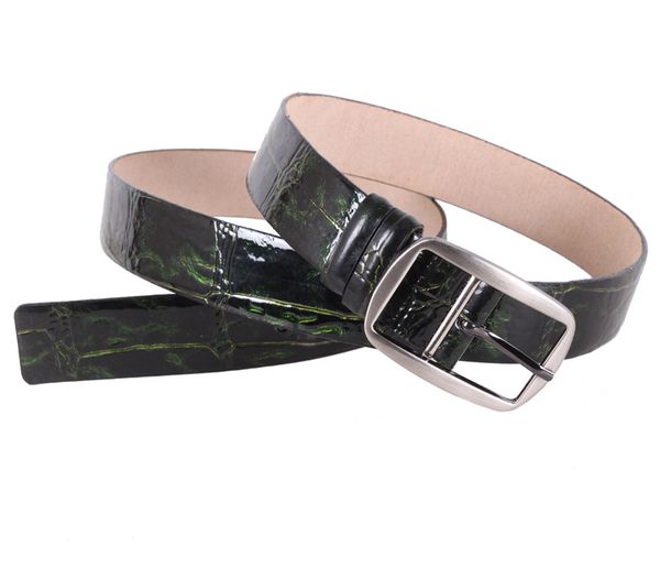 

Женский классический кожаный ремень D-Belts S1179 черный (105-120 см х 4 см)