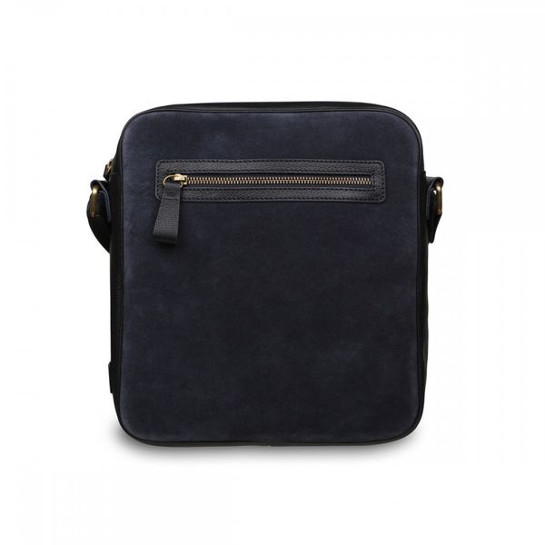 

Мужская кожаная сумка Ashwood Dani Navy (Синий)