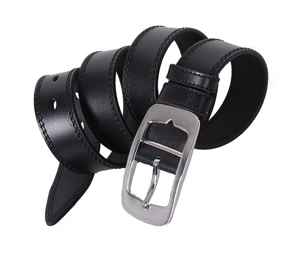 

Мужской кожаный ремень D-Belts S1382 черный (125 см х 4 см)