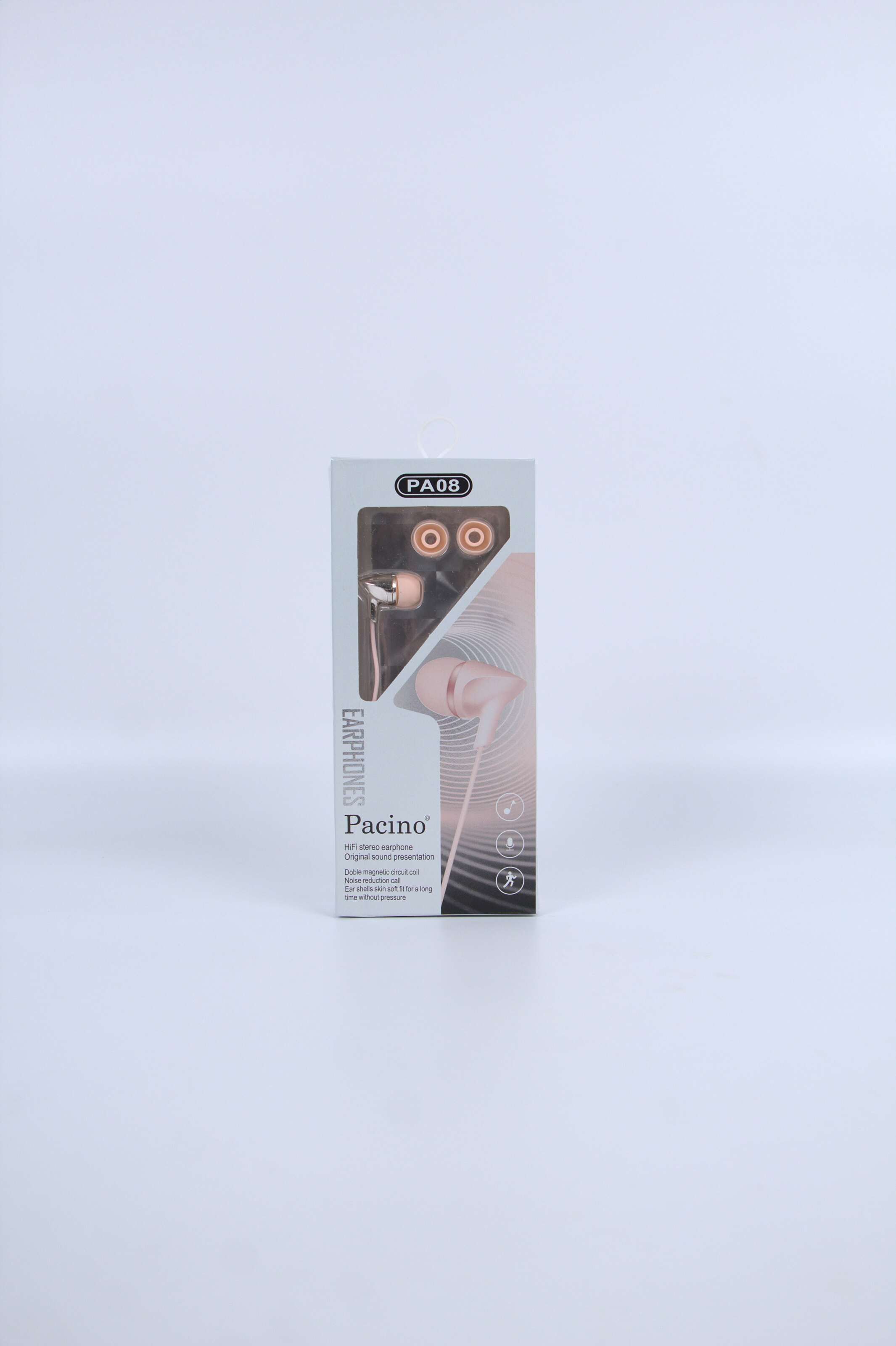 

Наушники Pacino 1,2м PA08 Розовый