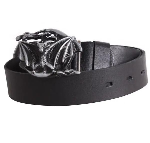 

Кожаный ремень с пряжкой D-Belts S0179 черный (130 см х 4 см)