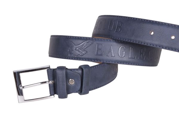 

Ремень под джинсы эко кожа D-Belts S0638 синий (100-115 см х 3.8 см)