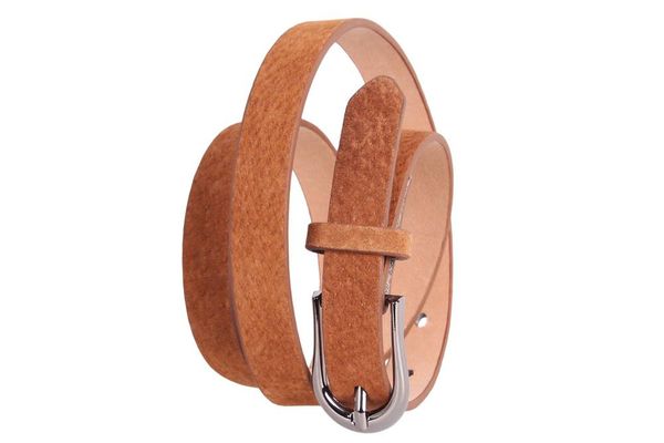 

Женский узкий ремень D-Belts S0474 коричневый (105 см х 2 см)
