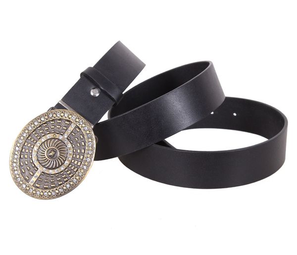 

Кожаный ремень с необычной бляхой D-Belts S1274 черный (120 см х 4 см)