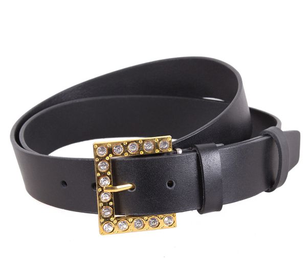 

Женский классический кожаный ремень D-Belts S1132 черный (130 см х 4 см)