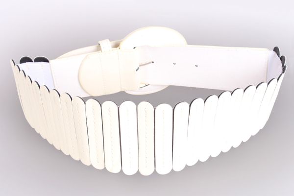 

Молочный женский эластичный пояс D-Belts S0054 молочный (85-100 см х 7 см)