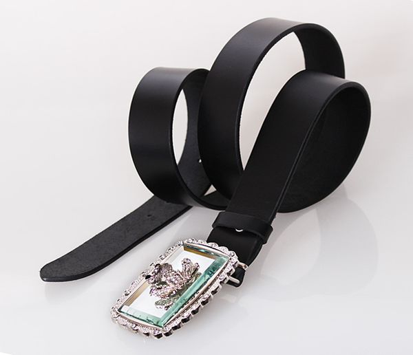 

Женский кожаный ремень под джинсы D-Belts S1461 черный (125 см х 4 см)