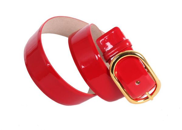 

Ремень женский кожаный D-Belts S0711 красный (120 см х 4 см)