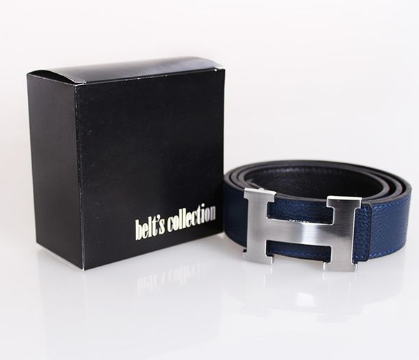 

Мужской ремень двухсторонний эко кожа D-Belts S1429 черный (115 см х 4 см)