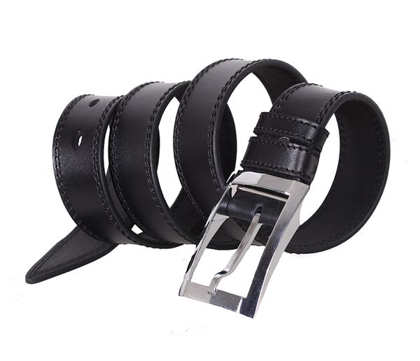 

Мужской кожаный ремень D-Belts S1377 черный (115-125 см х 4 см)