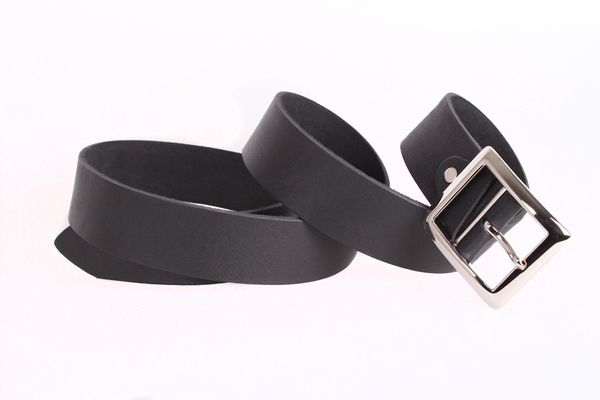 

Мужской кожаный ремень под джинсы D-Belts S0260 черный (125-130 см х 4 см)