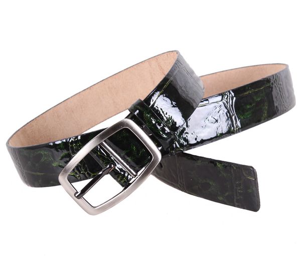 

Женский классический кожаный ремень D-Belts S1182 темно-зеленый (105-120 см х 4 см)