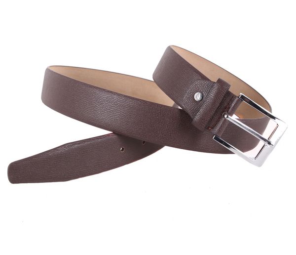 

Коричневый классический ремень эко кожа D-Belts S0963 коричневый (115 см х 3.3 см)