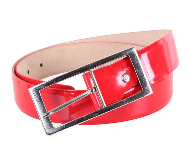 

Женский классический кожаный ремень D-Belts S1183 красный (105-120 см х 4 см)